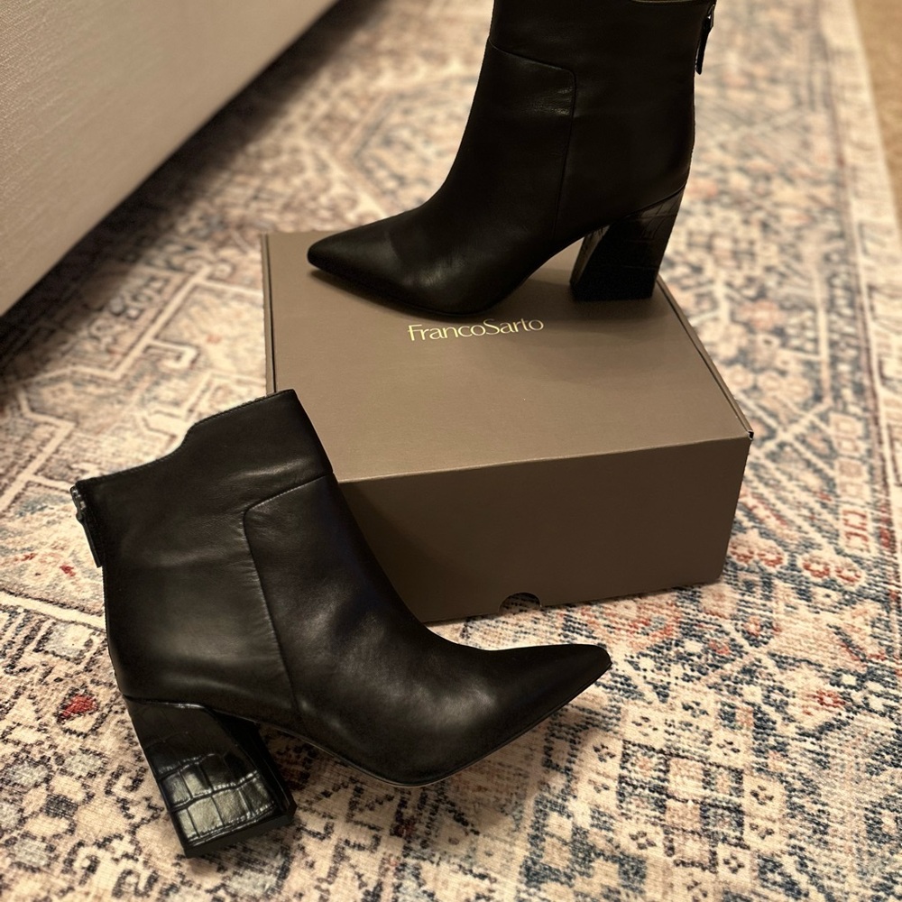 Franco Sarto Venture Leather Bootie